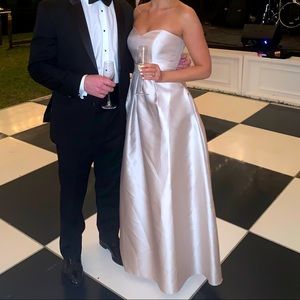 Alfred Sung champagne gown! Worn once!